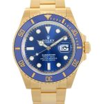 Buy High Quality UK Blue Dial Gold Rolex Submariner Replica Watches